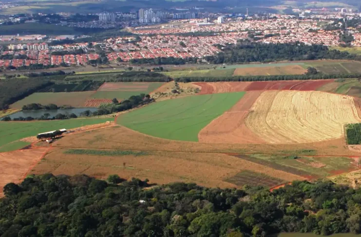 Vista aérea da Fazenda Santa Elisa em Campinas - Foto: IAC - Divulgação