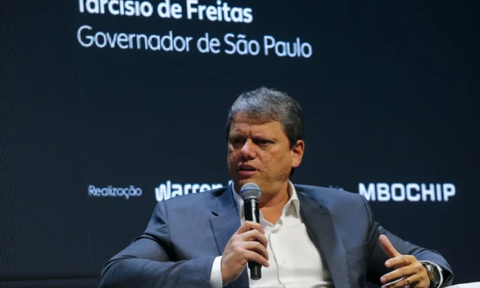 Governador Tarcísio de Freitas: 167 vetos totais a projetos de deputados - Foto: Marcelo S. Camargo/Governo de SP