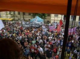 Professores protestam contra atribuição de aulas e reforma na educação em SP Foto: Assessoria da deputada Professora Bebel, divulgação