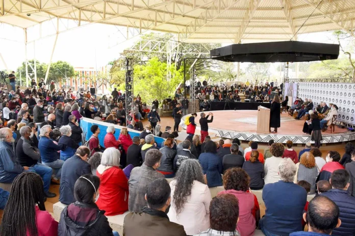 Fórum das Seis iniciou a campanha da data-base 2026, com foco na defesa da universidade pública, reposição salarial de docentes e servidores e garantia de financiamento para USP, Unicamp e Unesp, que hoje recebem maioria de estudantes da rede pública. Foto: Antoninho Perri/SEC Unicamp