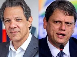 Haddad e Tarcísio podem repetir embate de 2022. Fotos: Reprodução/ X e Marcelo Camargo/Agência Brasil