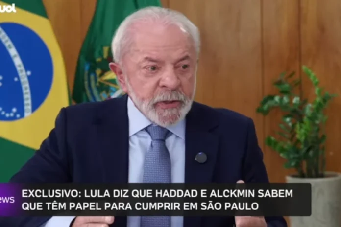 Lula diz que foi eleito para presidente, mas que perdeu várias eleições em São Paulo. Foto: UOL, reprodução