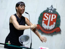 Deputada Fabiana Bolsonaro: blackface. Foto: Rodrigo Costa / Alesp